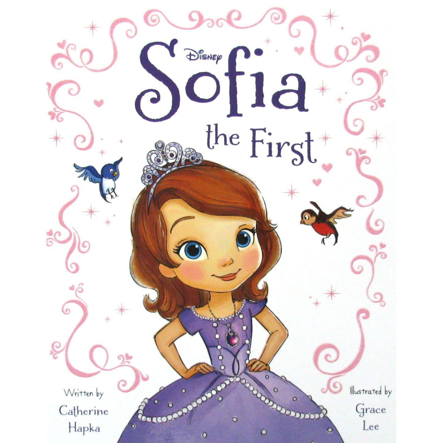 小公主苏菲亚原版书英语绘本迪士尼童话故事SofiaTheFirst适合3-6岁女童阅读讲述普通女孩成为公主的成长故事培养勇敢善良自信品
