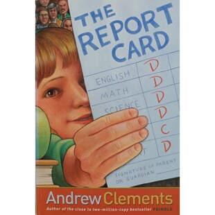 英语原版书成绩单AndrewClements校园成长章节书小学生适读讲述五年级天才女孩诺拉故意带回家糟糕成绩单引发的故事探讨诚实友谊