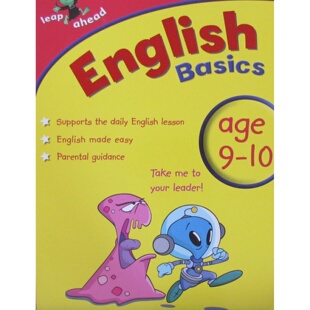 英语基础EnglishBasics原版书彩色章节书小学生英语学习绘本路易斯费奇著循序渐进轻松掌握同义词反义词动词时态等语法知识