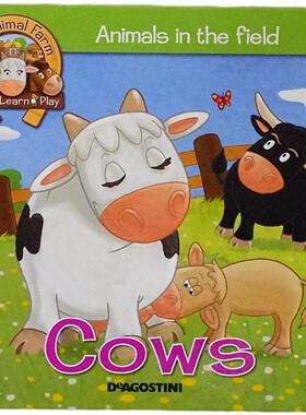 英语原版书我的动物农场系列Cows奶牛绘本36岁适读生动有趣的幼儿科普读物介绍奶牛的身体构造生活习性和牛奶生产过程配有生动插