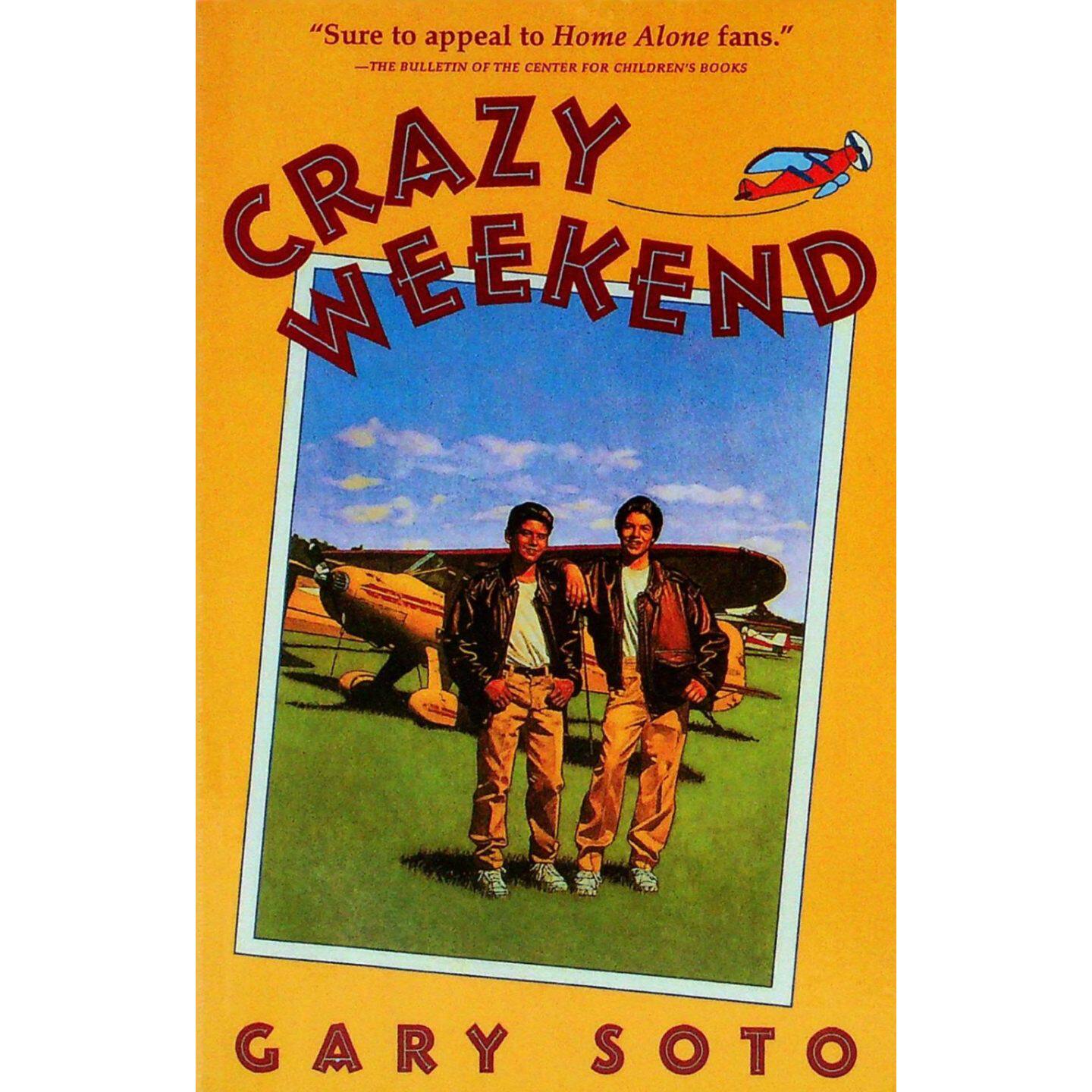 英语原版书疯狂周末儿童幽默冒险绘本CrazyWeekend加里索托著适合710岁亲子共读培养观察力判断力讲述两个男孩智斗笨贼的爆笑故