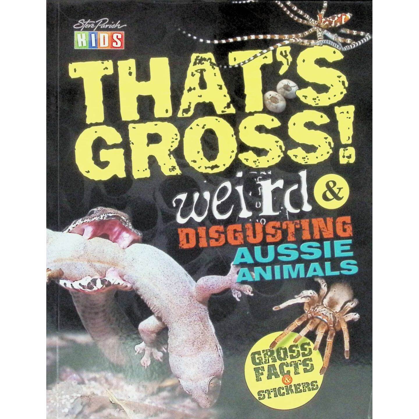 英语原版引进神奇的事实系列ThatsGross怪异又恶心的澳大利亚动物绘本凯西瓦朗斯著绘适合710岁儿童阅读的科普读物揭秘考拉吃便