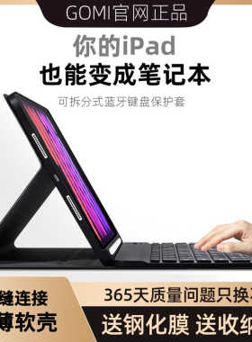 iPadmini2键盘保护套ipadmini7蓝牙键盘迷你6代适用于苹果mini5平板4保护壳电脑3磁吸A1489超薄鼠标一体套装