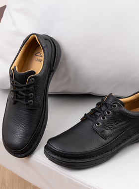 Clarks其乐男鞋透气休闲皮鞋英伦商务正装 Nature Three国内现货