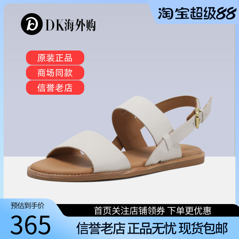 clarks其乐平底休闲女鞋露趾凉鞋