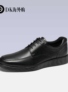ECCO爱步新款商务男鞋春舒适通勤德比皮鞋轻巧混合520324国内现货