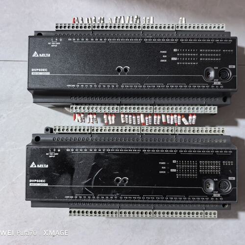 议价台达PLC DVP60EC00R3 拆机下来的 一台底部卡