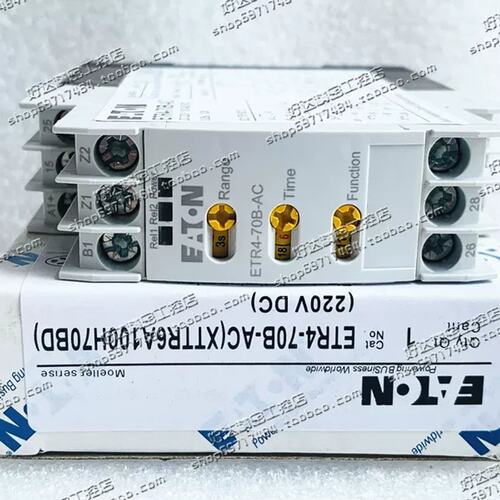 议价原装EATON伊顿穆勒 延时继电器 ETR4-70B-AC 220VDC 现货