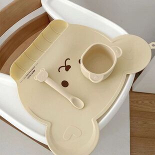 JulyMoly儿童餐垫宝宝辅食桌垫便携幼儿园硅胶防水防油餐椅隔热垫