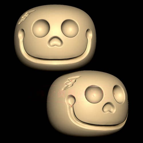 尸陀林主三维立体图圆雕图纸stl文件雕刻机3d模型2732