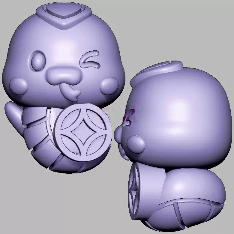 铜钱蛇生肖蛇吊坠三维立体图圆雕图STL文件雕刻机3D模型3183