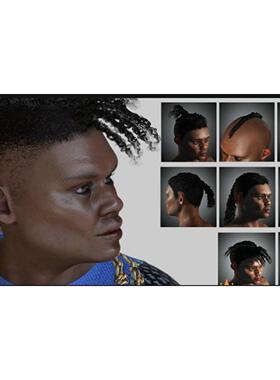 200套iclone发型character creator头发cc男女人物毛发头发3D合集