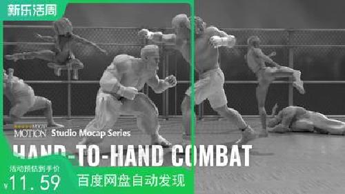 iclone动作素材之01  hand to hand  可以制作搏击动画