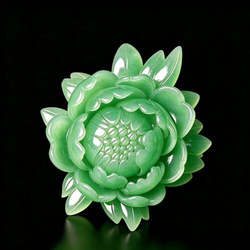 stl新款牡丹花圆雕图电脑精雕图模型文件3d立体雕刻图ZW076