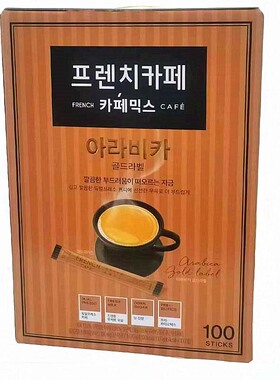 韩国南阳金牌法式咖啡南洋FRENCH CAFE阿拉比卡三合一速溶 礼盒装