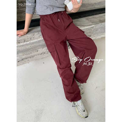 【9.15慧姐大码女装】2025新款复模工装裤子DJZ2099-