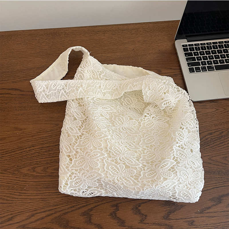 赵露思同款单肩包夏日蕾丝仙女包