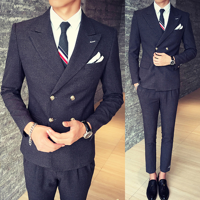 Costume homme en coton pour automne - Ref 1549100 Image 1