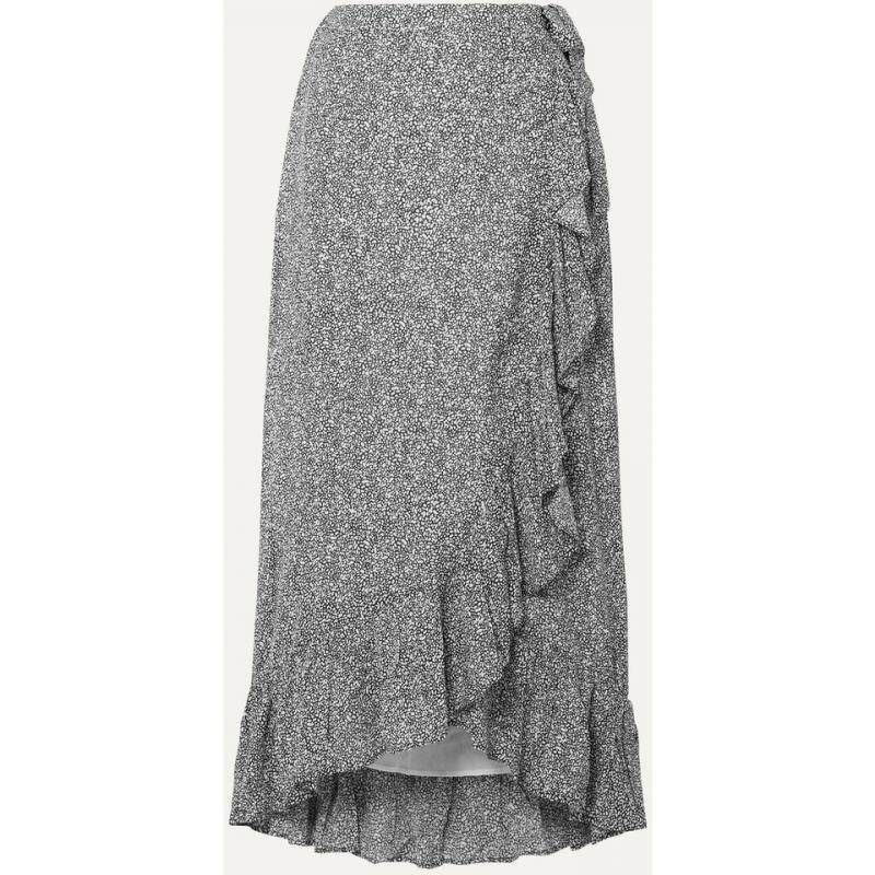 4 fold Agency purchase Anine Bing female 2019 New winter printing Crepe skirtin the Women's clothing/Boutique , Skirts  category - from Buy2taobao.com to provide professional Taobao agent buy service