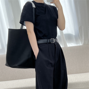 闭眼入~水桶包Row风大容量荔枝纹麂皮通勤时尚高货单肩手提托特包