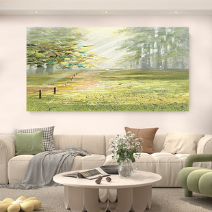 HY. ART原创《前途光明III》装饰画墙画背景墙沙发北欧简约油画