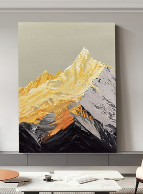 HESD.ART手绘油画《光辉灿烂》后现代大幅客厅抽象挂画纯手工壁画