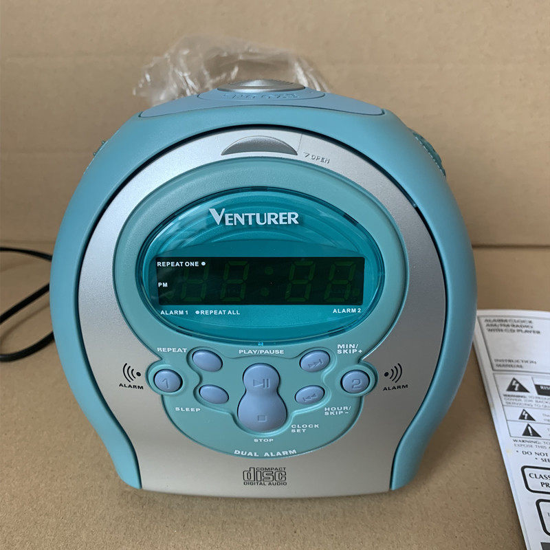 德国钟控CD机 闹钟CD机 钟控收音机 床头CD机 胎教CD机 英语CD机