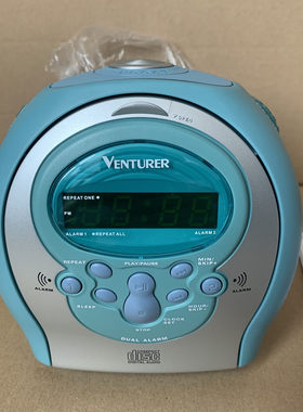 VENTURER钟控CD机时间闹钟收音