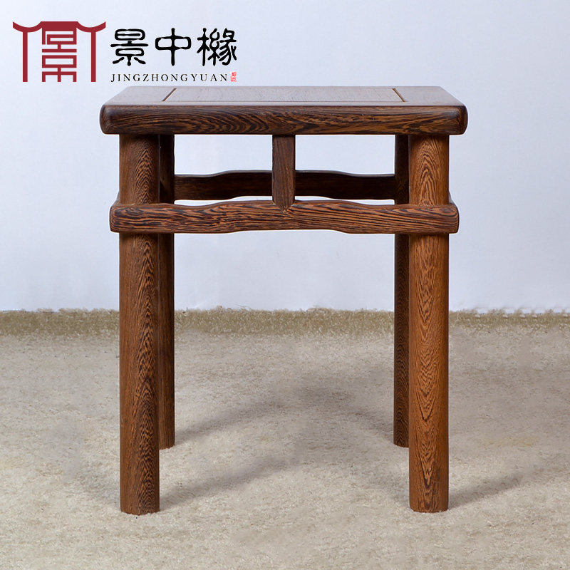 包邮鸡翅木家具 红木矮凳小凳子实木沙发凳 中式方凳 板凳 儿童凳