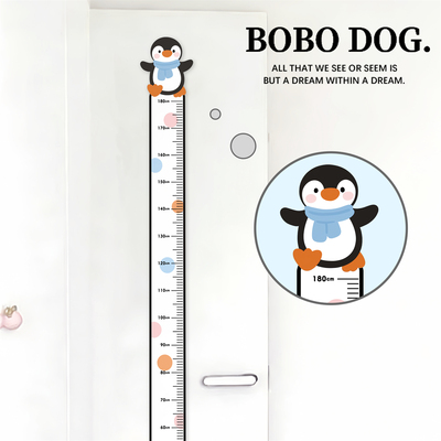 不伤墙儿童身高贴宝宝身高测量仪尺精准家用量身高神器可移除墙贴
