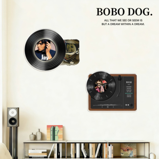 网红亚克力补洞墙贴自粘墙壁墙面装饰遮丑防水墙上贴画墙洞装饰盖