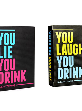 全英文的you lie you drink 你撒谎喝酒的朋友聚会游戏卡牌