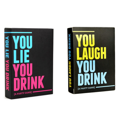 全英文的you lie you drink 你撒谎喝酒的朋友聚会游戏卡牌