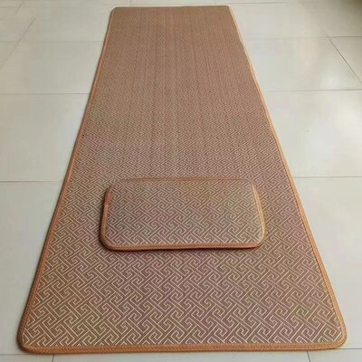 加厚大拜垫磕大头拜忏滑垫家用拜佛垫四季款大礼拜藤席108超顺滑