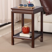 实木茶几沙发边几正方形角几中式 茶桌简约方桌客厅长条桌方几