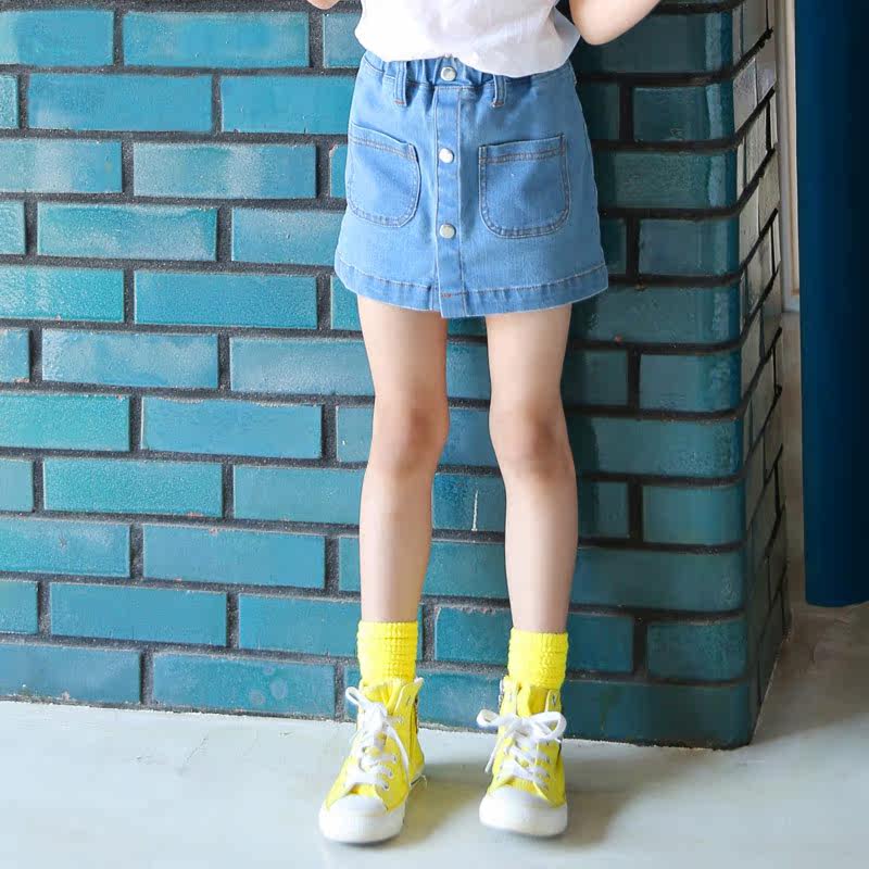 Jupe fillette en toile - Ref 2051019 Image 1