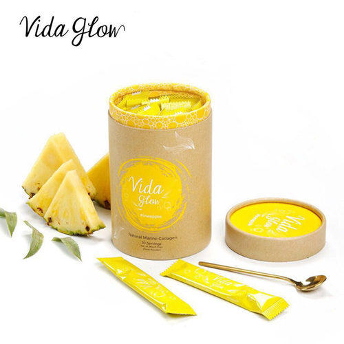 正品澳洲Vida Glow水解深海鱼胶原蛋 白粉胜肽菠萝vg胶原非口服液