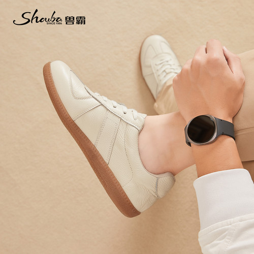 兽霸真皮德训鞋2026新款情侣款