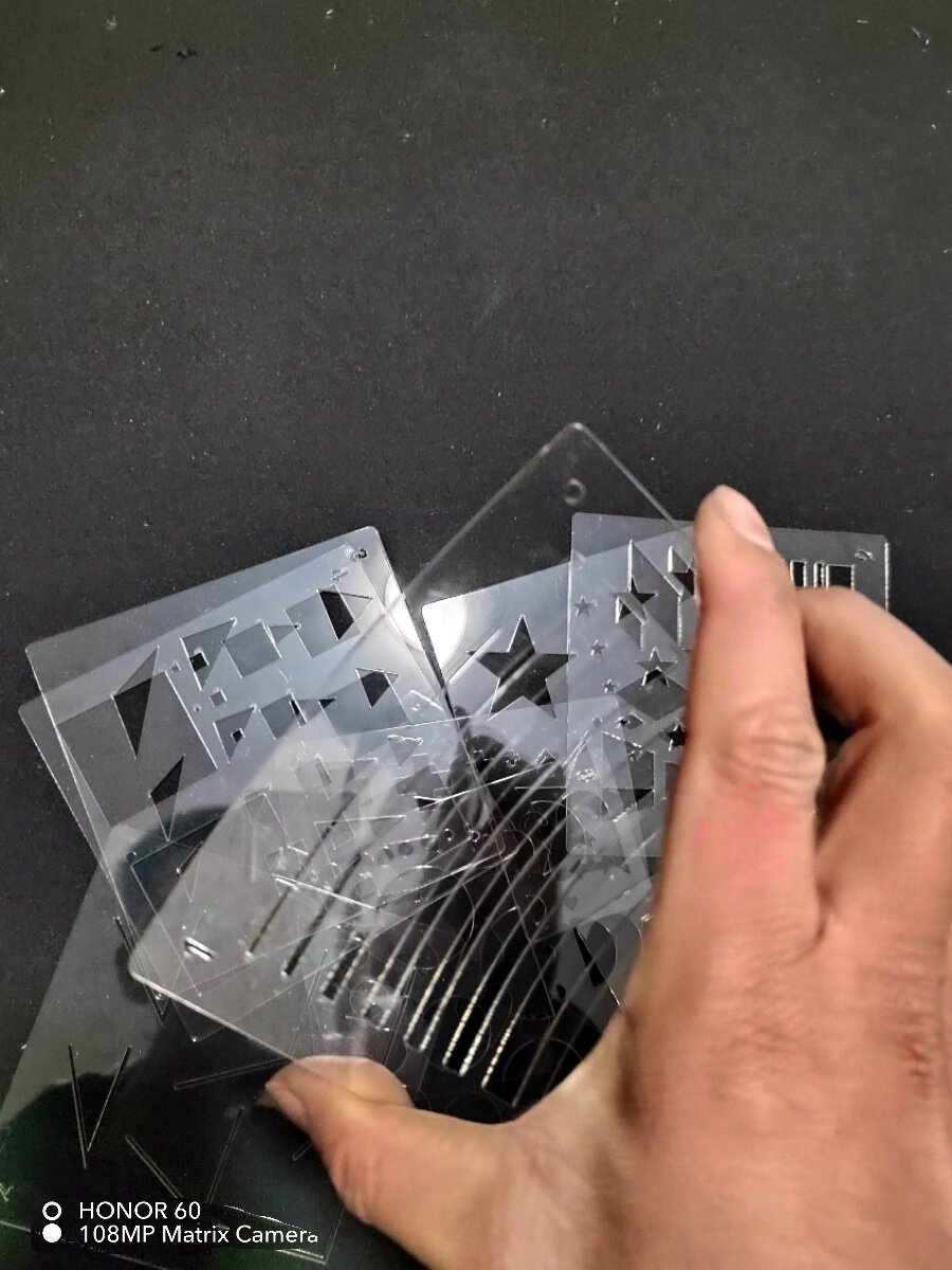 定制做塑料工具尺划线画图亚克力pvc黑白透明考试绘图涂抹鸭包邮