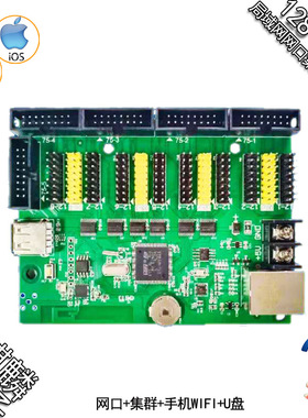 RHX8-512WUN2048 256*4096 64*1024 LED显示屏控制卡手机网口集群