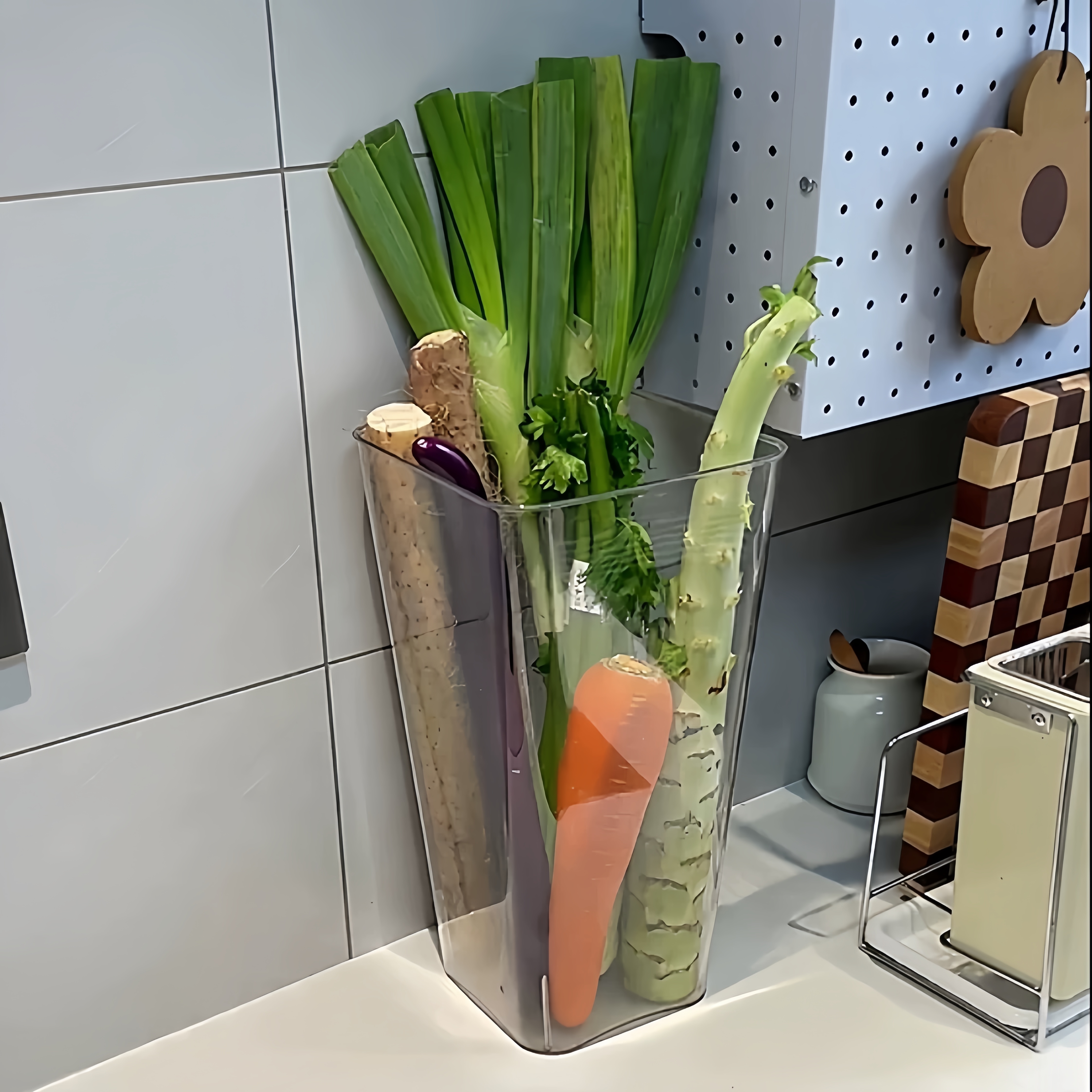 大葱收纳神器大容量多功能