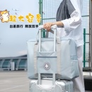 大容量手提短途登机旅行包女学生住校拉杆行李包轻便待产包收纳袋