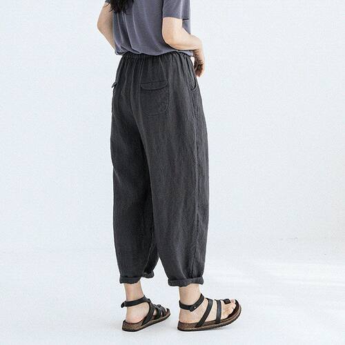 休闲2025亚麻气质宽松107面料
