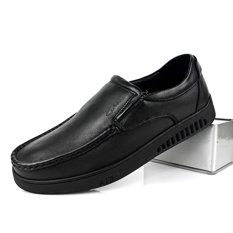 沙驰男鞋软底舒适商务皮鞋一脚蹬厚底休闲爸爸鞋防滑透气懒人单鞋,流行男鞋,休闲皮鞋,淘宝优惠券,粉丝福利购,淘宝优惠卷