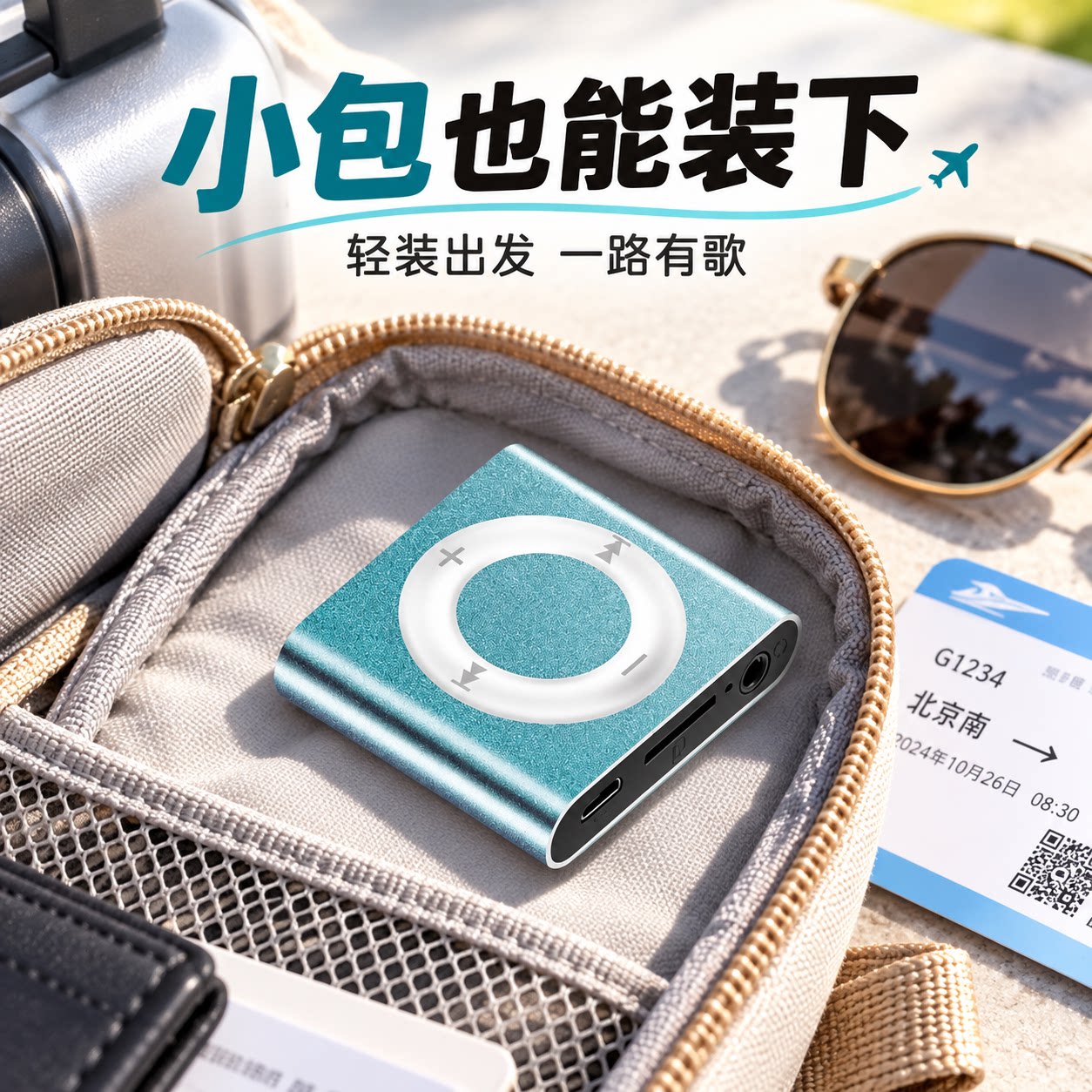 mp3听歌专用小型外放金属便携式歌曲学生版mp4迷你英语音乐
