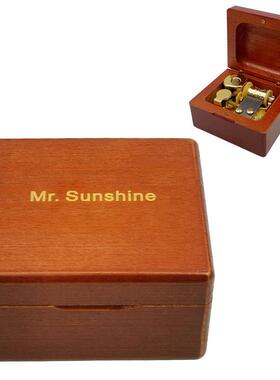 Mr. Sunshine阳光先生八音盒绿袖子Greensleeves发条音乐盒礼物