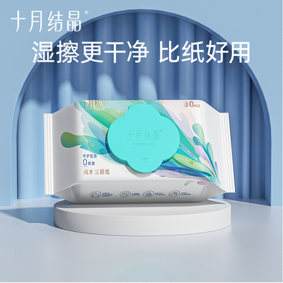 十月结晶纯水湿厕纸80抽