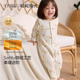 十月结晶粒粒阳光四季 连体衣家居服 婴儿衣服纯棉爬服2025直襟长袖