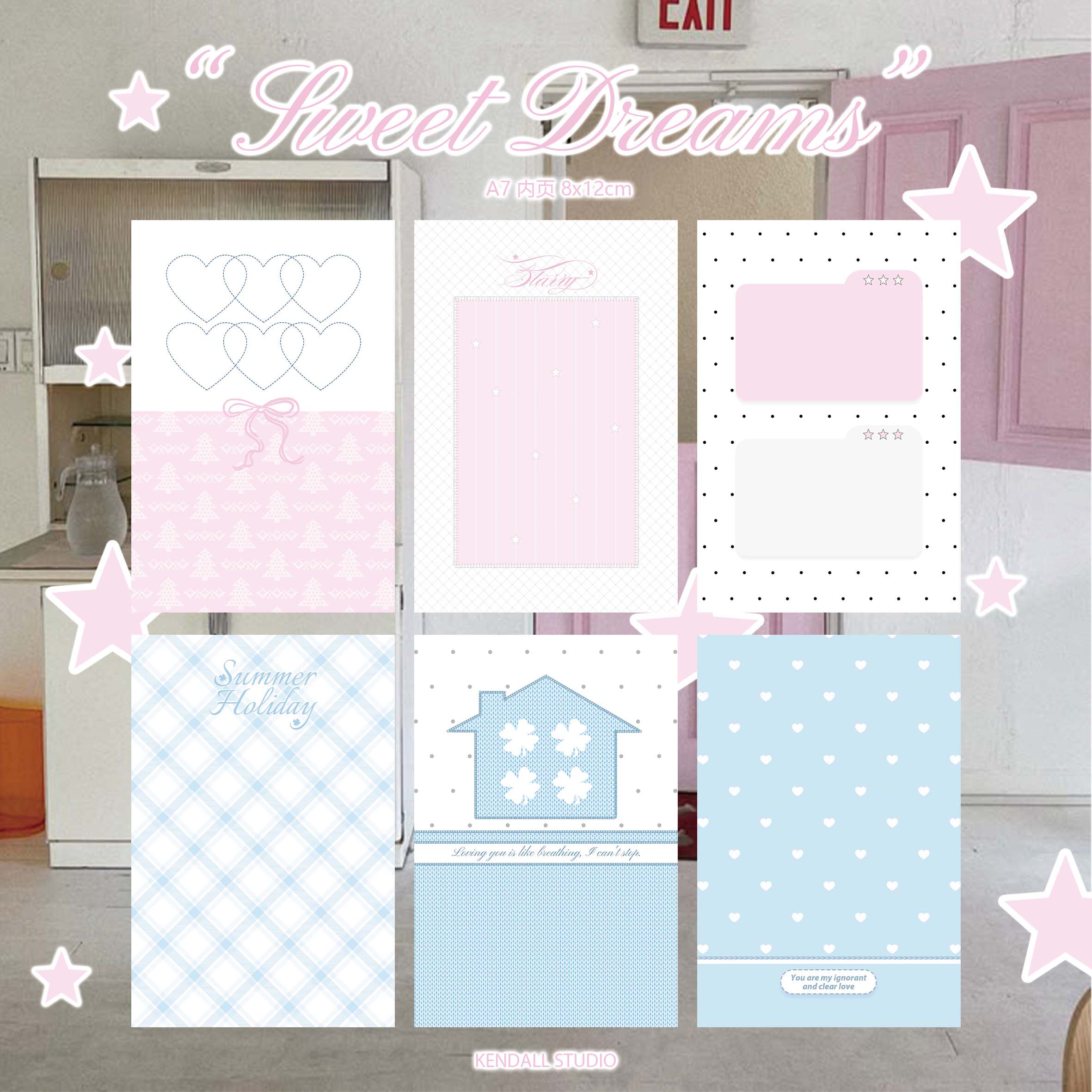 KENDALL原创a7手帐活页内页