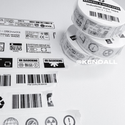 KENDALL文创｜ins韩系手帐和纸胶带工业标识条形码